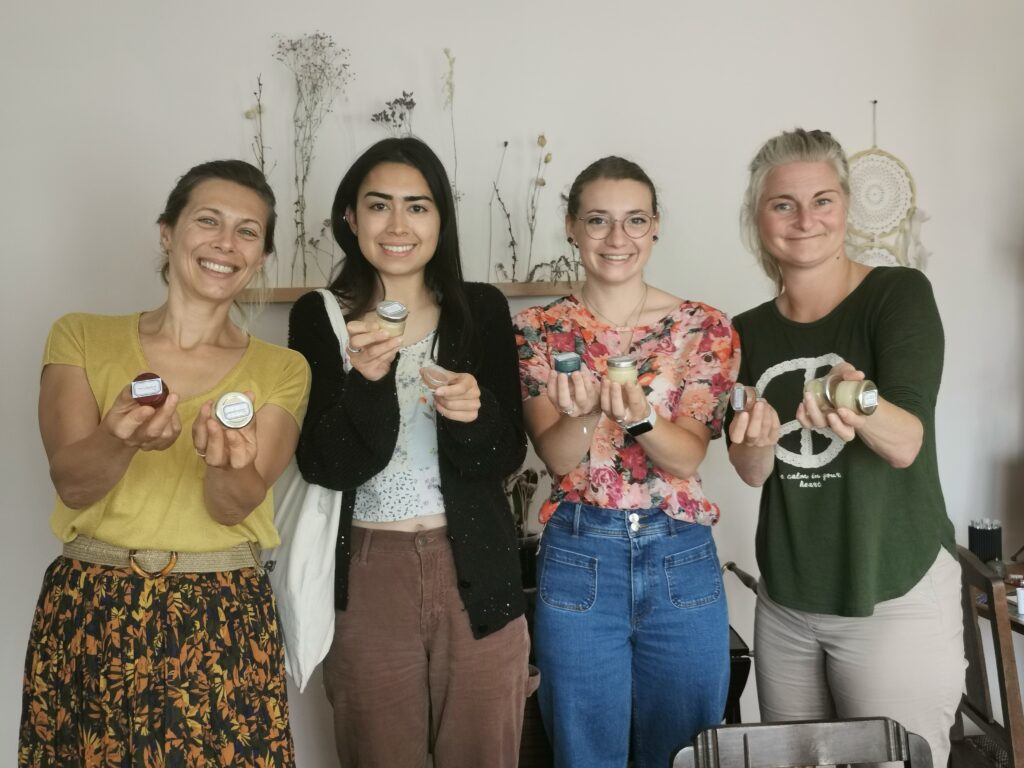 Ateliers rouges à lèvres, cosmétiques et parfums avec Sandrine à Nantes