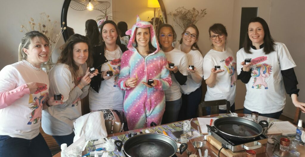 Ateliers rouges à lèvres, cosmétiques et parfums avec Sandrine à Nantes