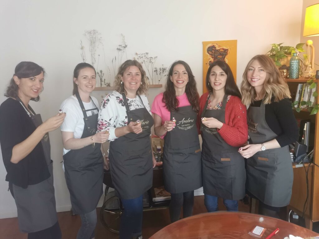 Ateliers rouges à lèvres, cosmétiques et parfums avec Sandrine à Nantes